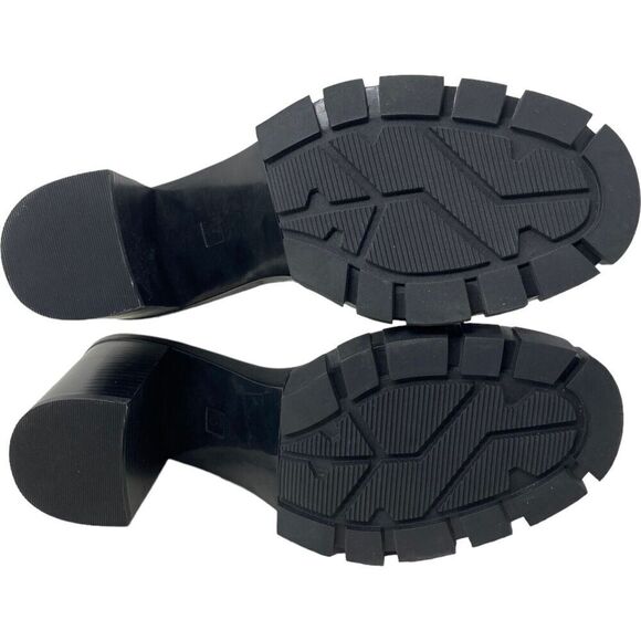 Vaneli Platform Boot Women's Size 7 M Davy White Studded Leather Buckle 4" Heel - Picture 8 of 9